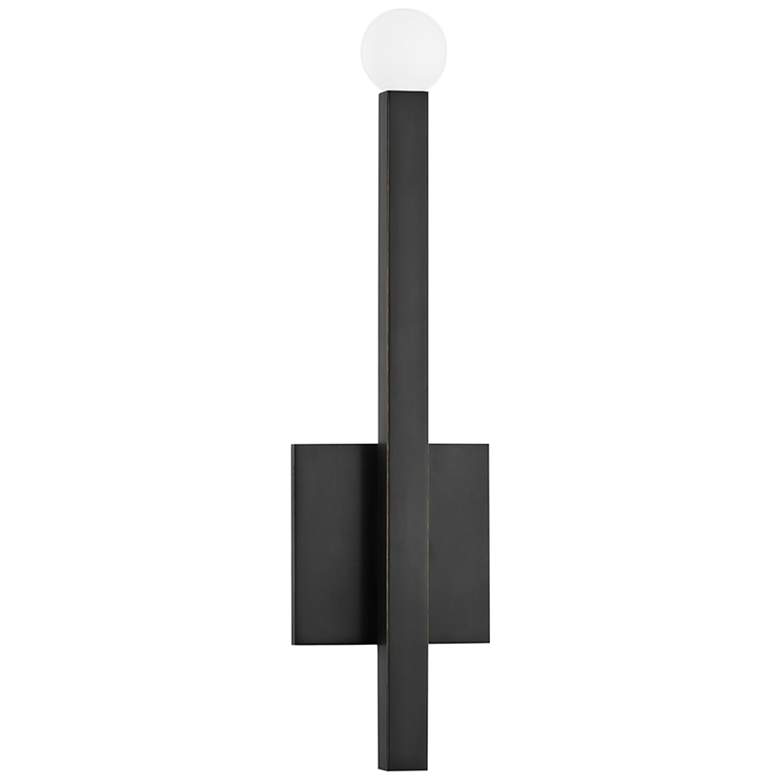 Image 1 Mitzi Dona 17" High Old Bronze LED Wall Sconce