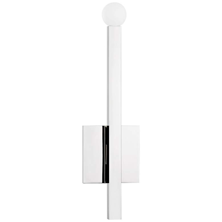 Image 1 Mitzi Dona 17" High Polished Nickel LED Wall Sconce
