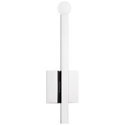 Mitzi Dona 17&quot; High Polished Nickel LED Wall Sconce