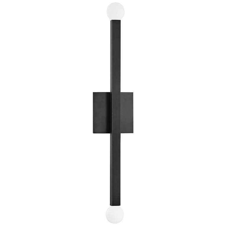 Image 1 Mitzi Dona 23 3/4" High 2-Light Old Bronze LED Wall Sconce