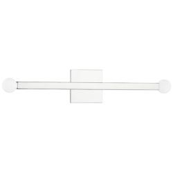 Mitzi Dona 23 3/4&quot;H 2-Light Polished Nickel LED Wall Sconce
