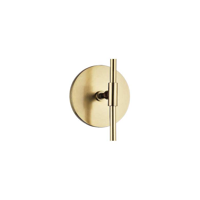 Image 2 Mitzi Dylan 35" High Aged Brass Wall Sconce more views