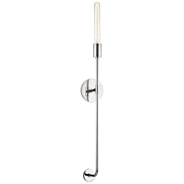 Image 1 Mitzi Dylan 35 inch High Polished Nickel Wall Sconce