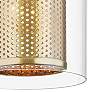 Mitzi Elanor 5 1/2" Wide Aged Brass Ceiling Light