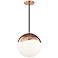 Mitzi Ella 10 1/2" Wide Polished Copper Mini Pendant