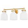 1_Mitzi Elli 21" Wide Aged Brass 3-Light Vanity Bath Light