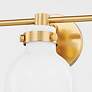 3_Mitzi Elli 21" Wide Aged Brass 3-Light Vanity Bath Light more views