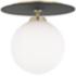Mitzi Ellis 10 1/4" Wide Aged Brass LED Ceiling Light