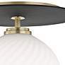 Mitzi Ellis 10 1/4" Wide Aged Brass LED Ceiling Light