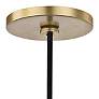 Mitzi Ellis 7" Wide Aged Brass and Black Modern LED Mini Pendant