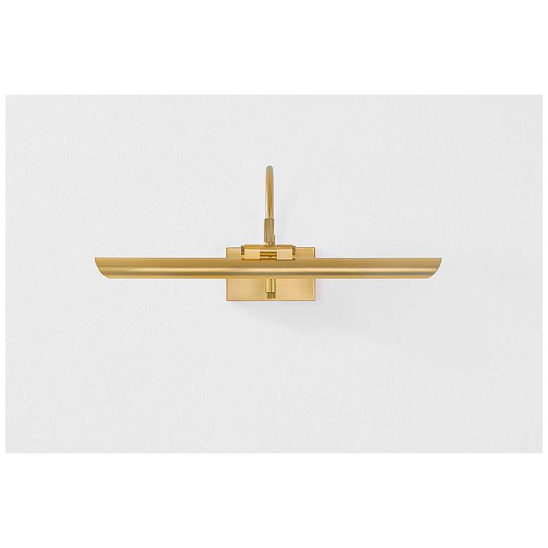 Image 4 Mitzi Elowen 17 1/2" Wide Aged Brass LED Picture Light more views