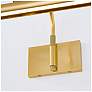 5_Mitzi Elowen 17 1/2" Wide Aged Brass LED Picture Light more views