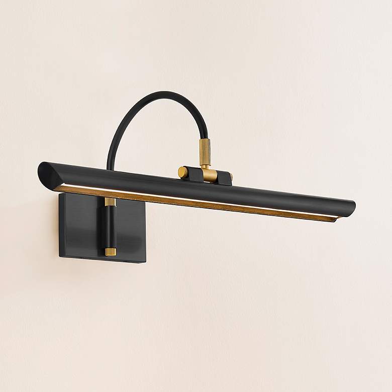 Image 1 Mitzi Elowen 17 1/2" Wide Old Bronze LED Picture Light