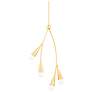 Mitzi Elsa 14" Wide Gold Leaf 4-Light Pendant