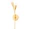 Mitzi Elsa 22 1/4" High Gold Leaf 2-Light ADA Wall Sconce