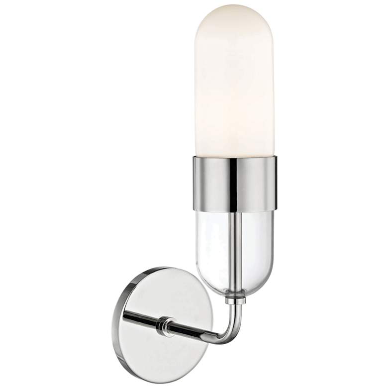 Image 3 Mitzi Emilia 15 inch High Polished Nickel LED Wall Sconce more views