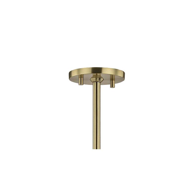 Image 4 Mitzi Estee 28" Wide Aged Brass 6-Light Chandelier more views