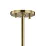 4_Mitzi Estee 28" Wide Aged Brass White Glass Modern 6-Light Chandelier more views