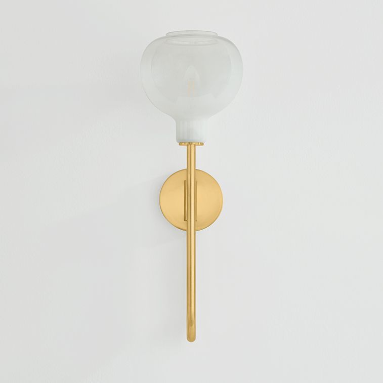 Mitzi Estelle Wall Sconce 7.25" in Aged Brass