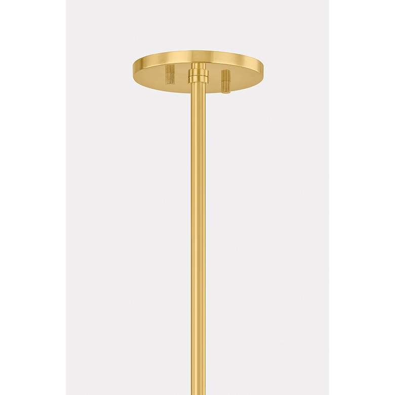Image 2 Mitzi Eva Chandelier 25.5" in Aged Brass more views