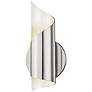 Mitzi Evie 9 3/4" High Polished Nickel LED Wall Sconce
