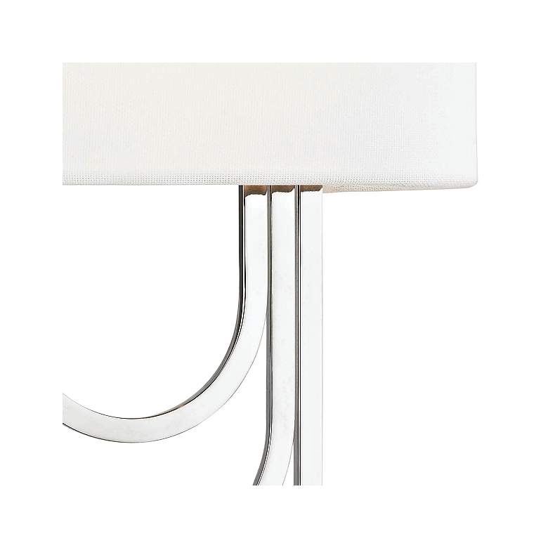 Image 2 Mitzi Farah 13 1/2" High Polished Nickel Wall Sconce more views