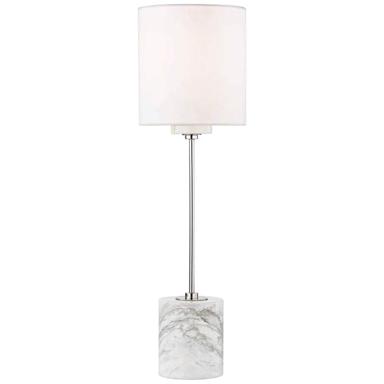 Image 1 Mitzi Fiona Polished Nickel Accent Table Lamp