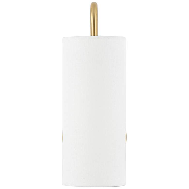 Image 5 Mitzi Freda 12 1/2" High Aged Brass Wall Sconce more views