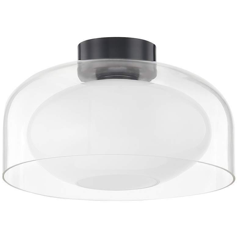 Image 1 Mitzi Giovanna 28" Old Bronze 1 Light Flush Mount