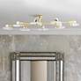 Thumbnail1 of Mitzi Giselle 48" Wide 8-Light Aged Brass Ceiling Light