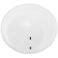 Mitzi Giselle 6 1/4" High White Glass Polished Nickel Sconce
