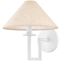 Mitzi Gladwyne 10" High White Finish Modern Coastal Wall Sconce
