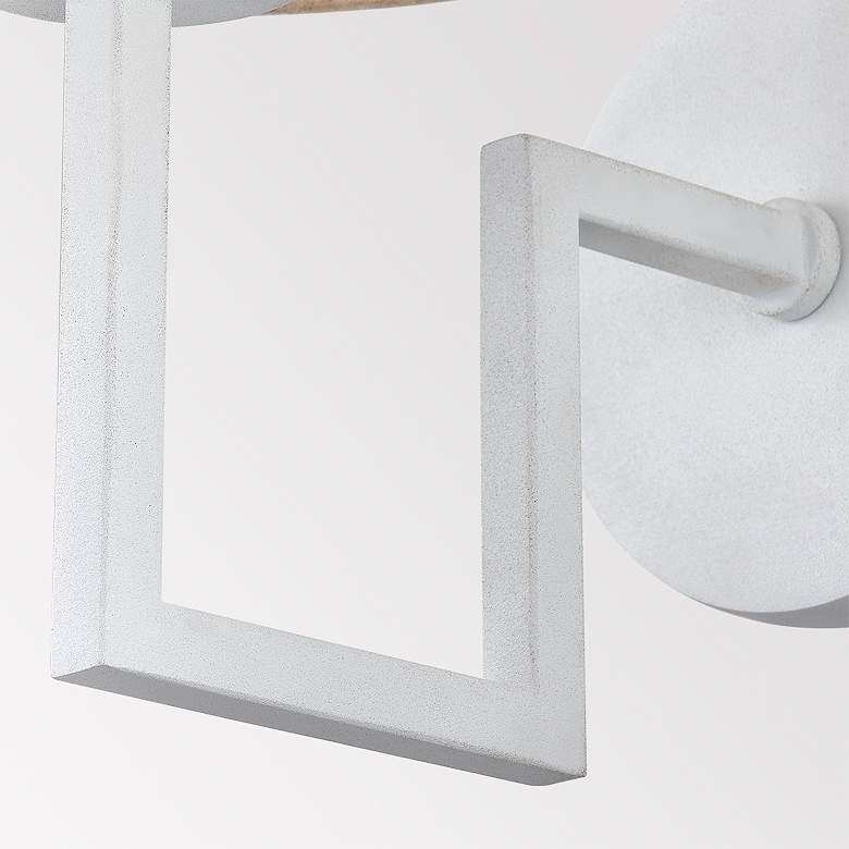 Image 3 Mitzi Gladwyne 10" High White Finish Modern Coastal Wall Sconce more views