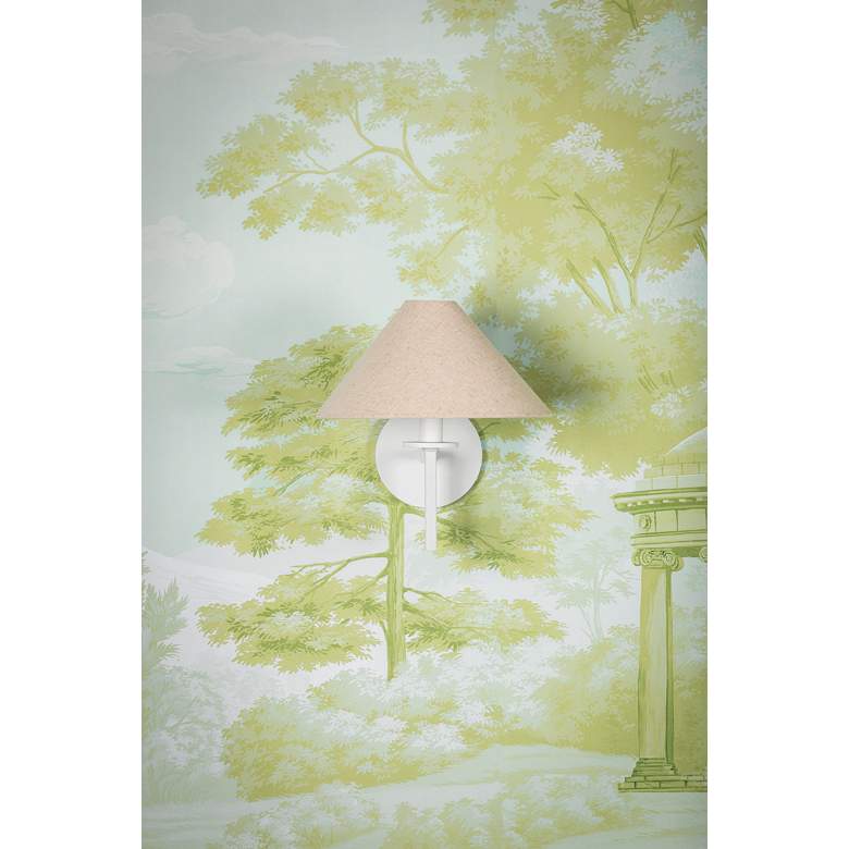 Image 4 Mitzi Gladwyne 10" High White Finish Modern Coastal Wall Sconce more views