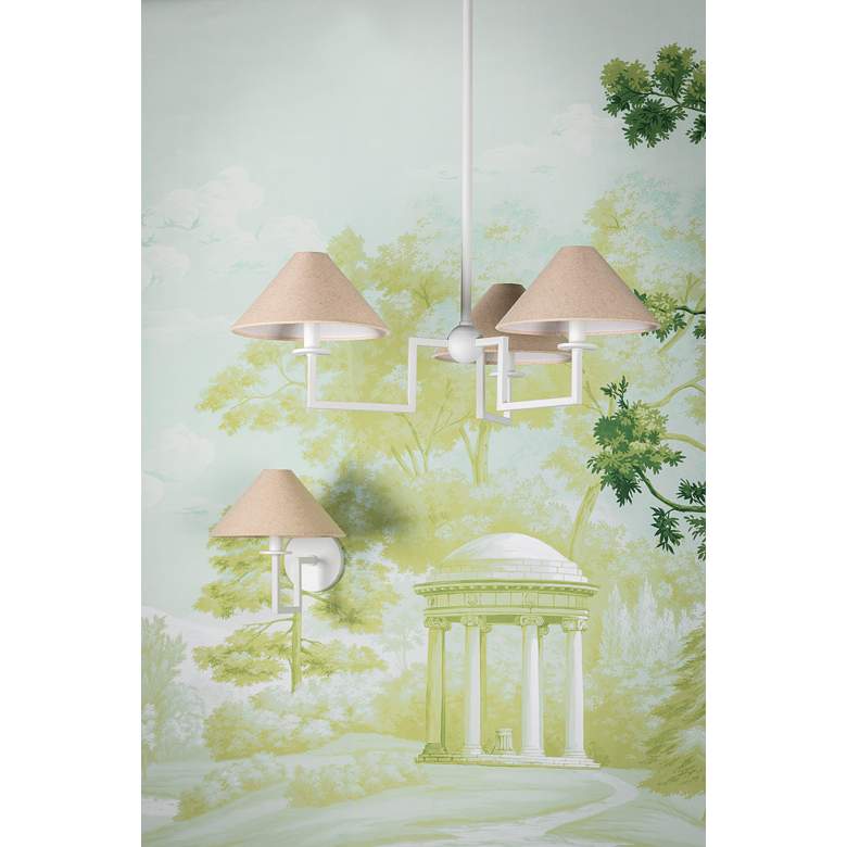 Image 6 Mitzi Gladwyne 10" High White Finish Modern Coastal Wall Sconce more views