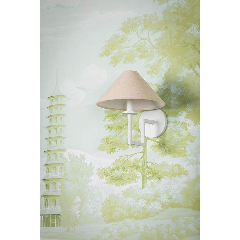 Image 7 Mitzi Gladwyne 10" High White Finish Modern Coastal Wall Sconce more views