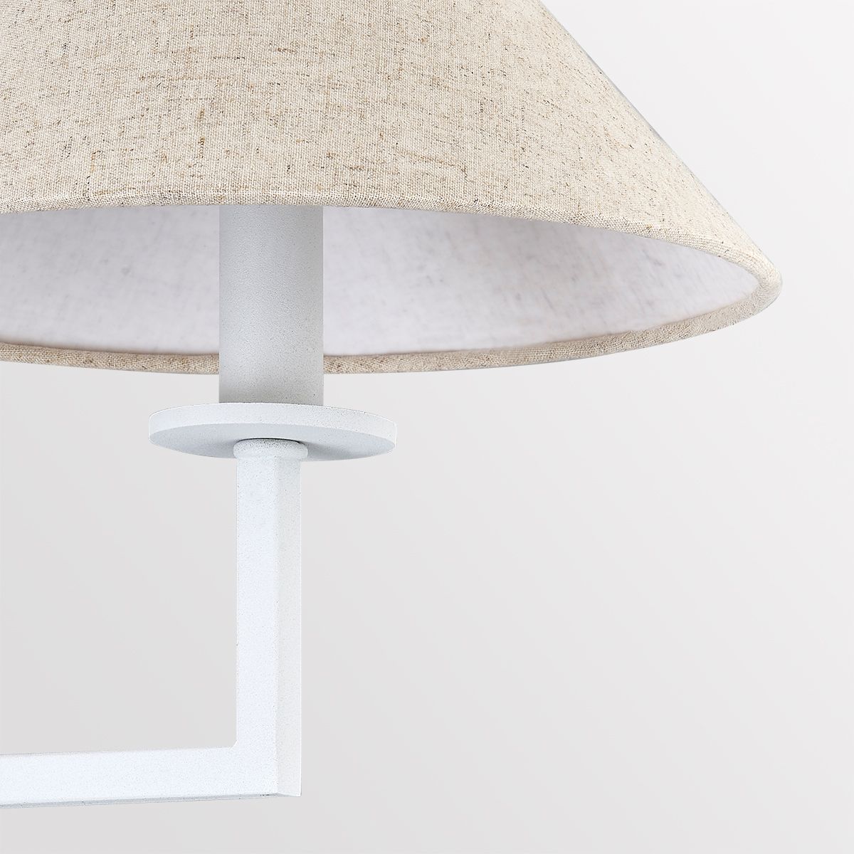 Image 5 Mitzi Gladwyne 30" Wide 3-Light White Finish Shade Chandelier more views