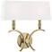 Mitzi Gwen 14 3/4" High Aged Brass 2-Light Wall Sconce