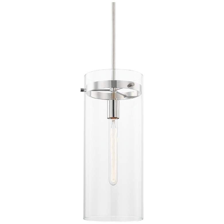 Image 1 Mitzi Haisley 15.5" Polished Nickel 1 Light Pendant