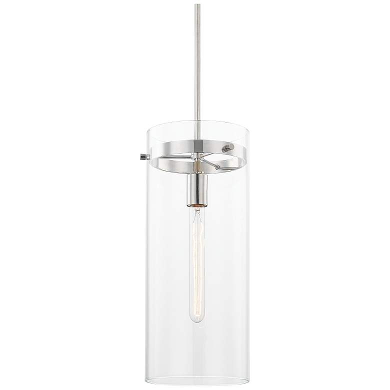 Image 1 Mitzi Haisley 15.5 inch Polished Nickel 1 Light Pendant