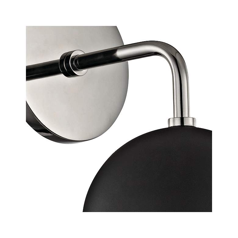Image 3 Mitzi Haley 14" High Polished Nickel Wall Sconce more views