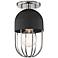 Mitzi Haley 5 1/2" Wide Polished Nickel Ceiling Light