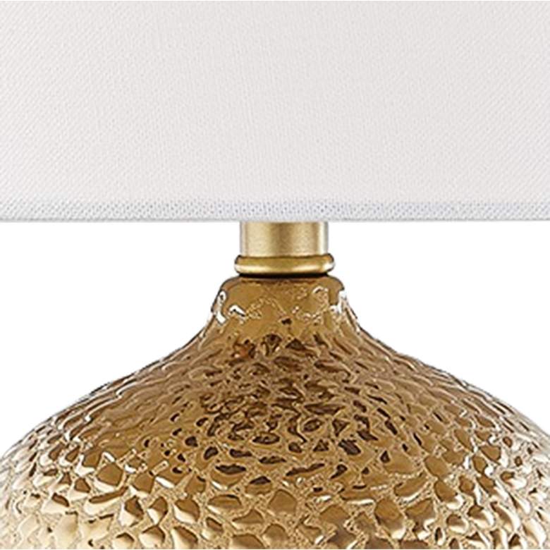 Image 2 Mitzi Heather 14 1/2" High Gold Ceramic Accent Table Lamp more views