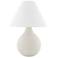 Mitzi Helena Speckle Matte White Ceramic Table Lamp