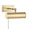 Mitzi Holly 8 1/4" Wide Aged Brass Plug-In Picture Light