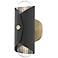 Mitzi Immo 11" High Aged Brass and Black 2-Light Wall Sconce