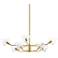 Mitzi Isabella 42" Wide Aged Brass 10-Light Chandelier