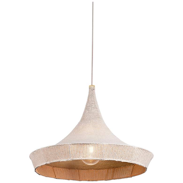 Image 1 Mitzi Isola Pendant 27.5" in Aged Brass