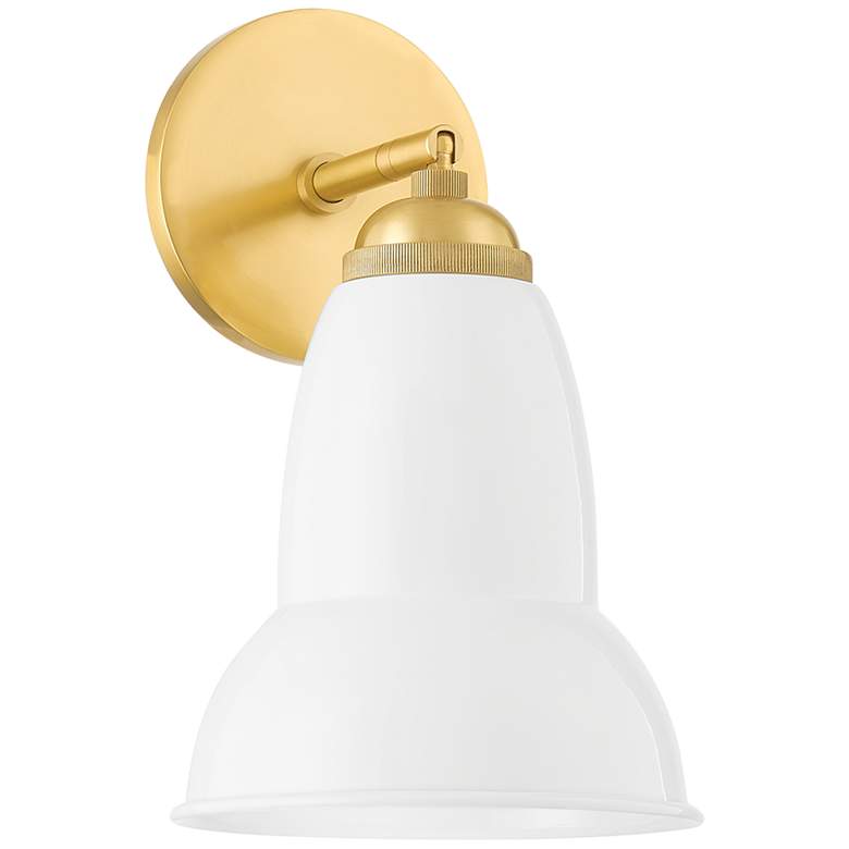 Image 1 Mitzi Jamila 1 Light Wall Sconce in Aged Brass