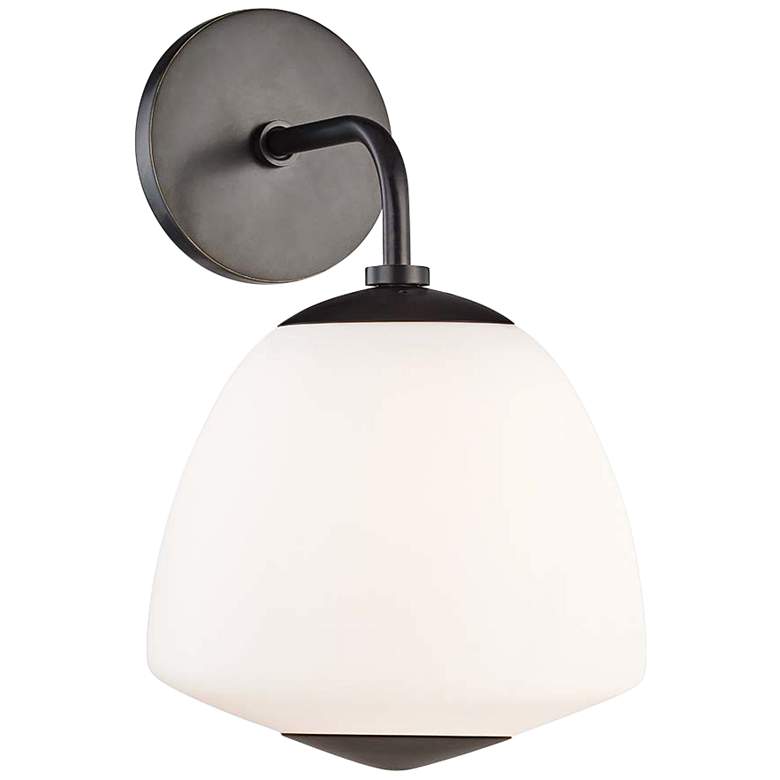 Image 1 Mitzi Jane 12 1/2" High Old Bronze Wall Sconce
